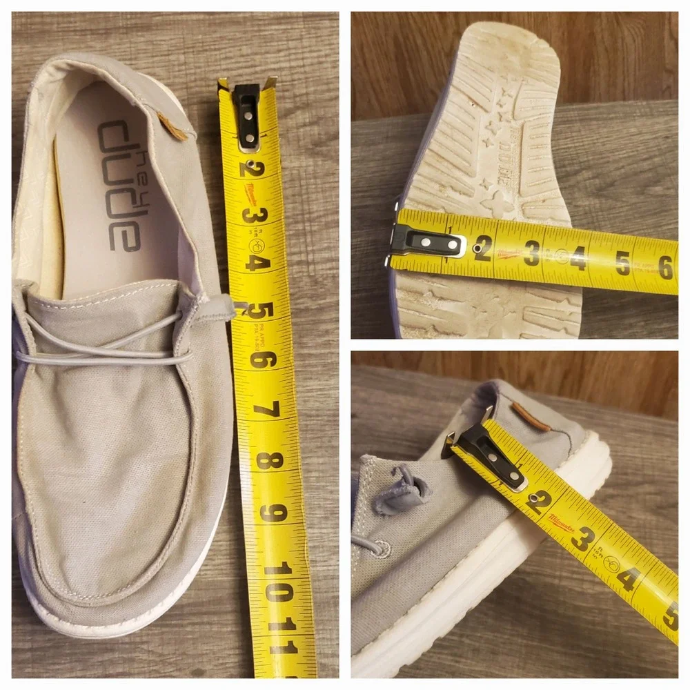 Hey‎ Dude Wendy Slip On Shoes Women's Size 10 Gray